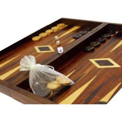 BACKGAMMON MAHOGANY WOOD